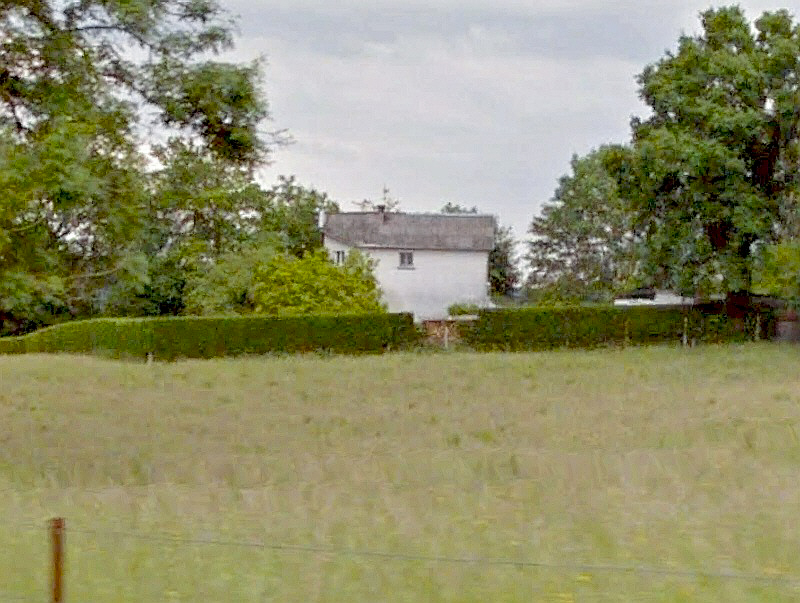 Ligne Maginot - MF9 - L - MONTIMONT - (Poste GRM - Maison Forte) - Vue depuis l'Ouest sur la D5 - Google Streetview 2018