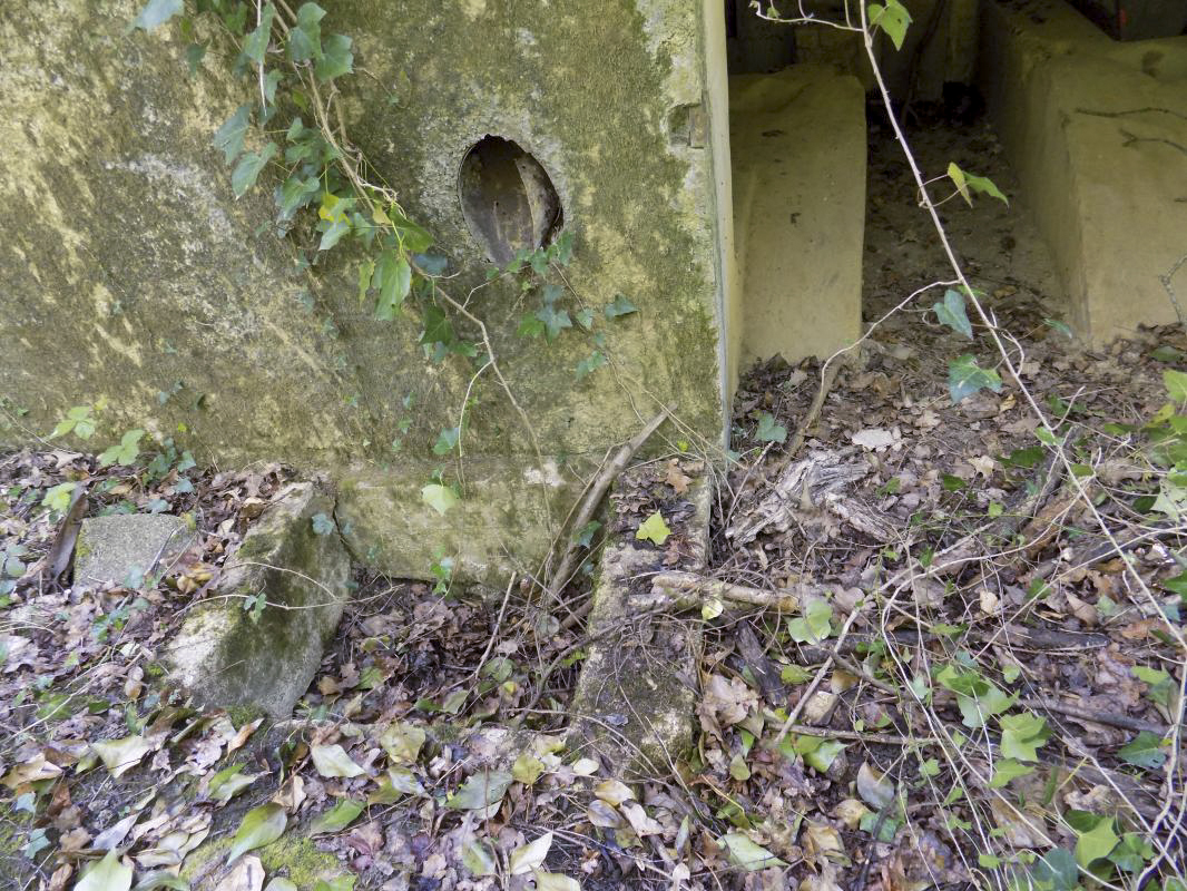 Ligne Maginot - 82BIS - LA NIVRAGNE NORD - (Blockhaus pour canon) - Bac à douilles - R Tucker