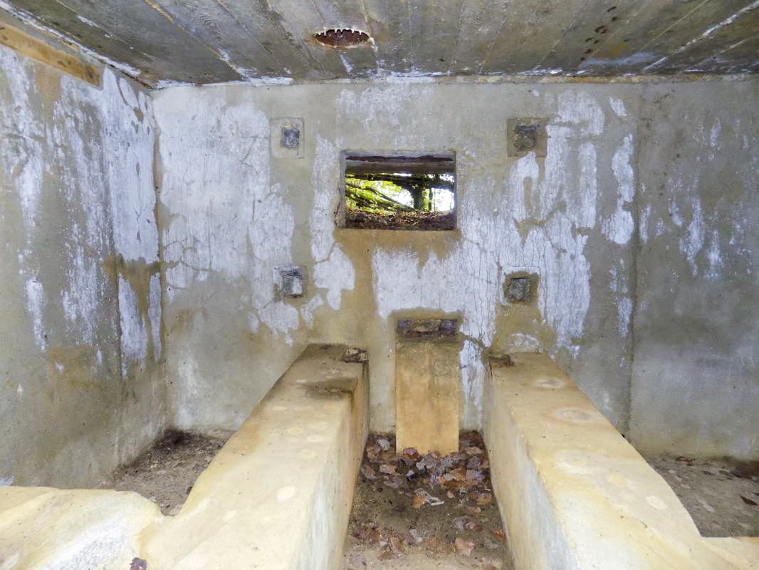 Ligne Maginot - 30A - COTE SAINT MARTIN - (Blockhaus pour canon) - Vue de l'entrée, face frontale créneau AC - R Tucker