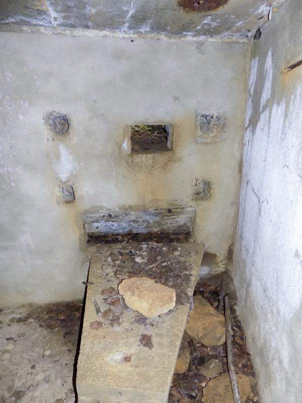 Ligne Maginot - 30A - COTE SAINT MARTIN - (Blockhaus pour canon) - Créneau Hotchkiss - R Tucker