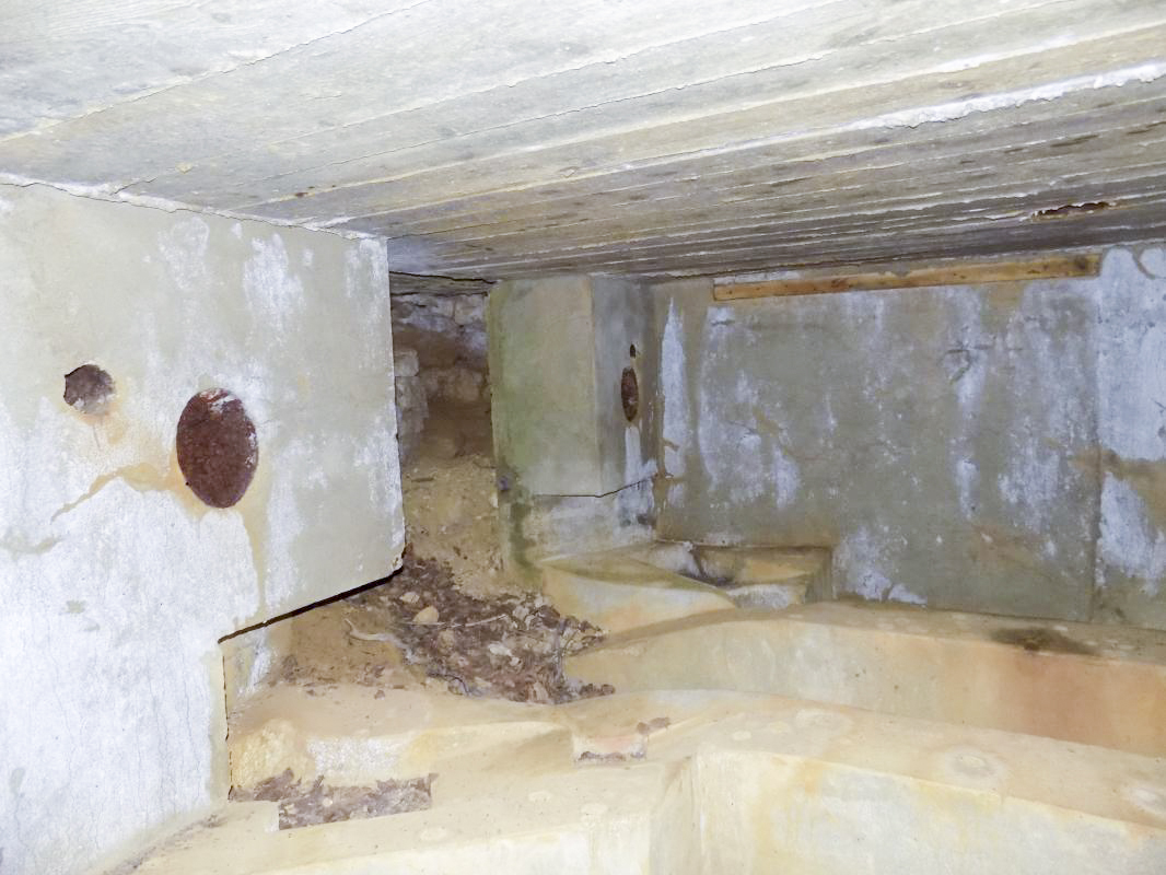 Ligne Maginot - 30A - COTE SAINT MARTIN - (Blockhaus pour canon) - L'arrière et face droite - R Tucker