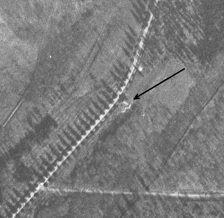Ligne Maginot - MF13 - P - MAISON FRIQUET - (Poste GRM - Maison Forte) - Grossissement de l'image précédente - IGN