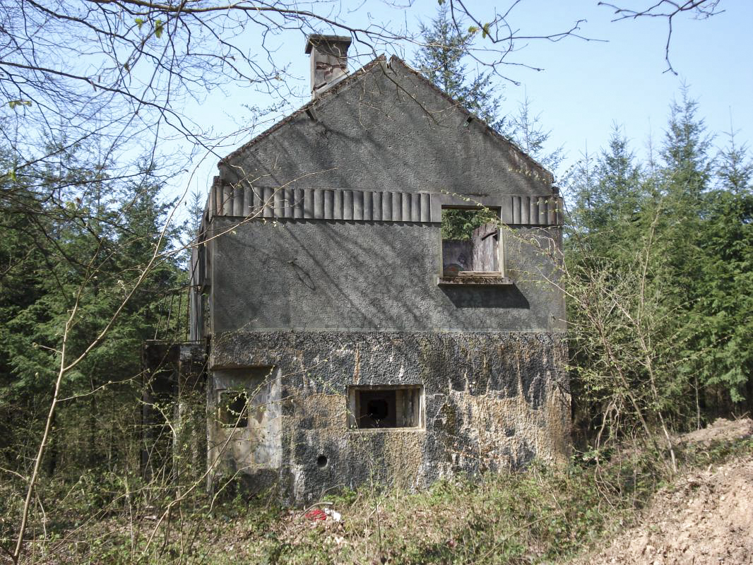 Ligne Maginot - MF14 - Q - BOUCHON DE LA GRENOUILLE - (Poste GRM - Maison Forte) - Face droite - R Tucker
