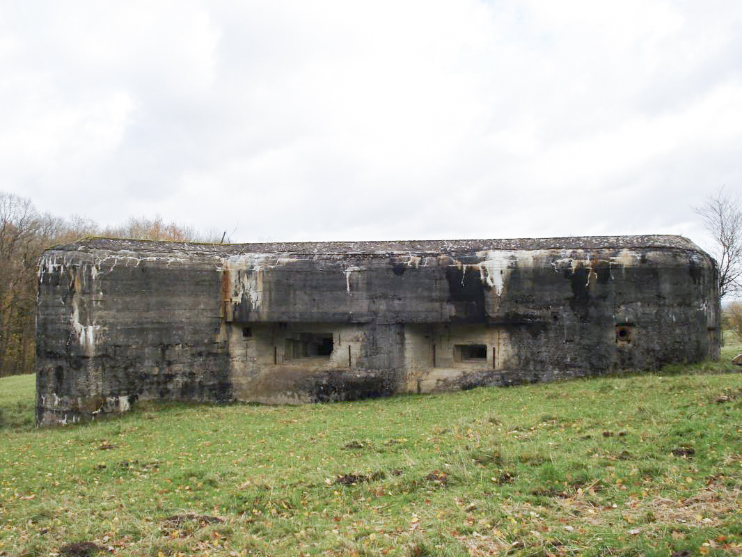 Ligne Maginot - CEZF-34  - LES TOURNILLONS - (Casemate d'infanterie - double) - Face l'ouest - R Tucker