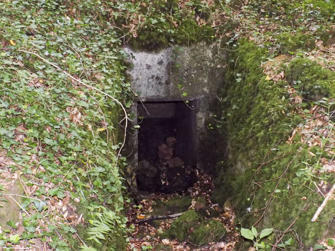 Ligne Maginot - ANGECOURT - (PC de Quartier) - L'entrée droite - R Tucker
