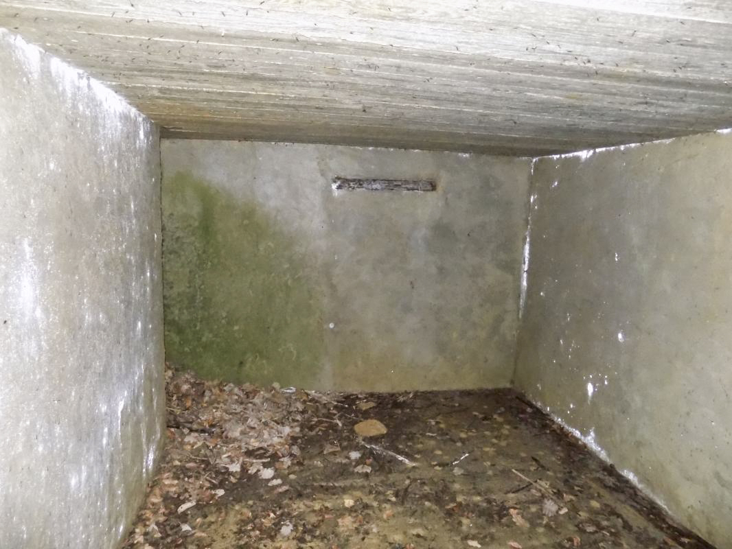 Ligne Maginot - ANGECOURT - (PC de Quartier) - Salle gauche vers l'entrée gauche - R Tucker