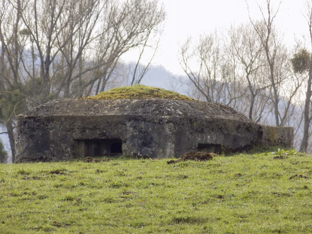 Ligne Maginot - R7 - PAMBOUR - (Blockhaus pour arme infanterie) - Faces frontale et gauche - R Tucker