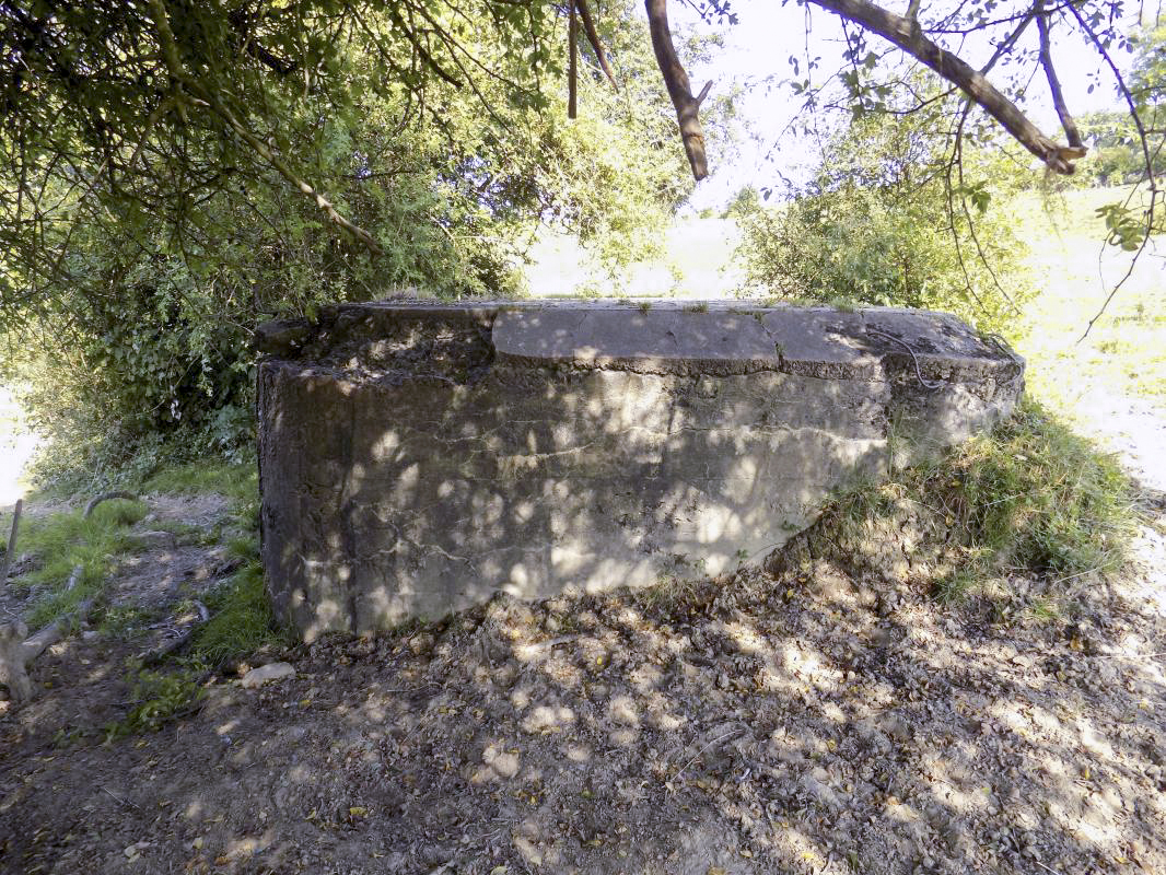 Ligne Maginot - 5 - BELLEVUE SUD - (Blockhaus pour arme infanterie) - Face gauche - R Tucker