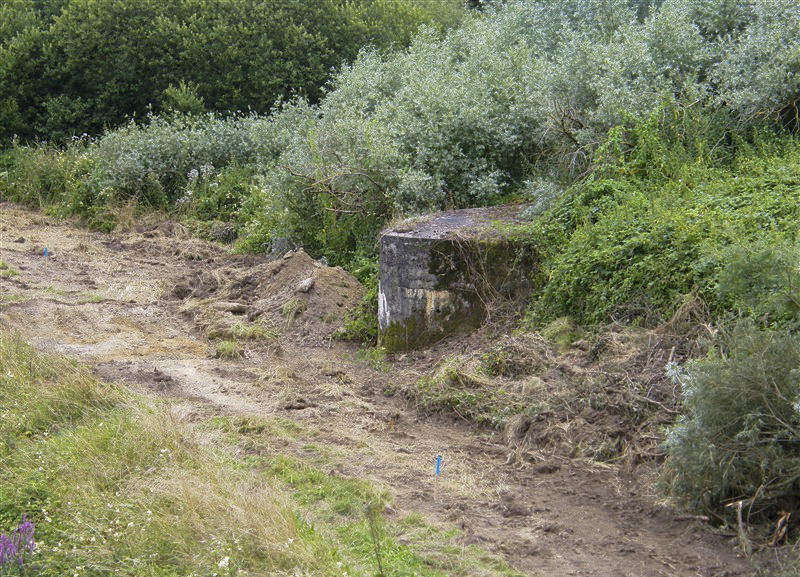 Ligne Maginot - 14 - PRE AUX PIERRES NORD - (Blockhaus pour arme infanterie) - Blockhaus simple type 'Barbeyrac' allégé modèle B flanquant à droite - Jean-Louis AUBLET & Sylvie MAINGUIN