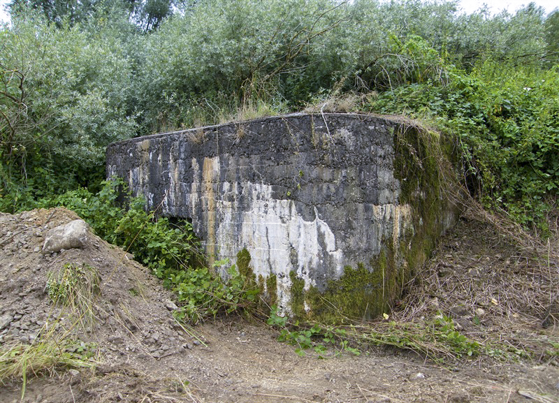 Ligne Maginot - 14 - PRE AUX PIERRES NORD - (Blockhaus pour arme infanterie) - Blockhaus simple type 'Barbeyrac' allégé modèle B flanquant à droite - Jean-Louis AUBLET & Sylvie MAINGUIN