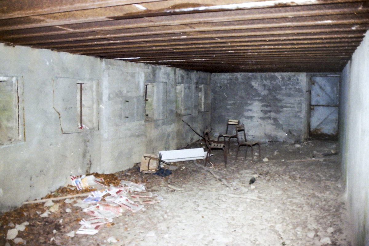 Ligne Maginot - BOIS DE LA COTE (169° RIF) - (PC de Sous-Secteur) - Le bâtiment principal disparu
Intérieur - Alain Perouffe