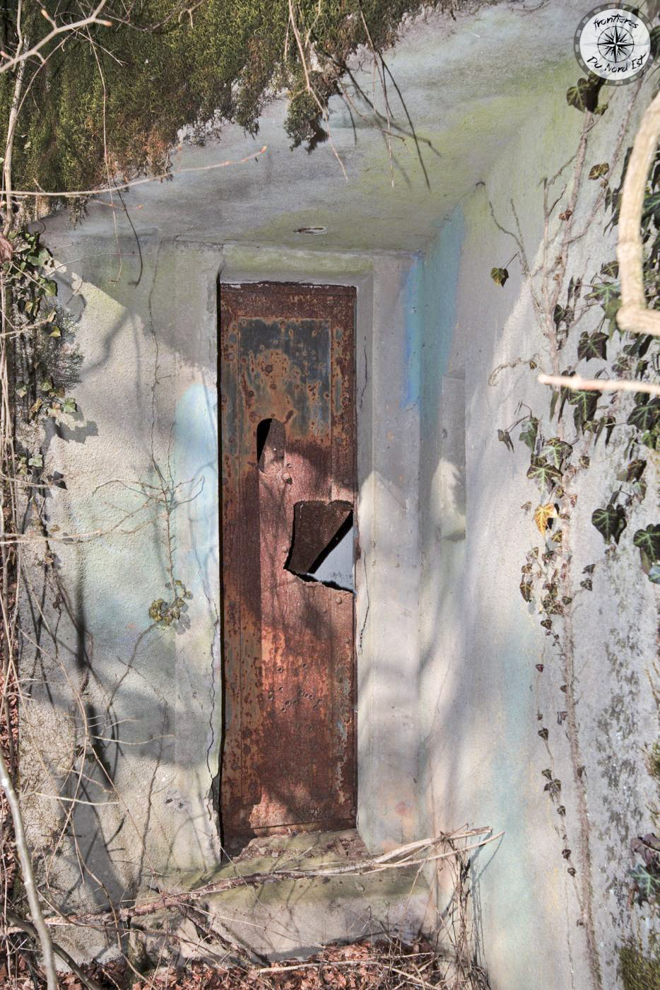 Ligne Maginot - BOIS DE LA COTE (169° RIF) - (PC de Sous-Secteur) - Le bâtiment abritant le central téléphonique du PC - Thierry Caland