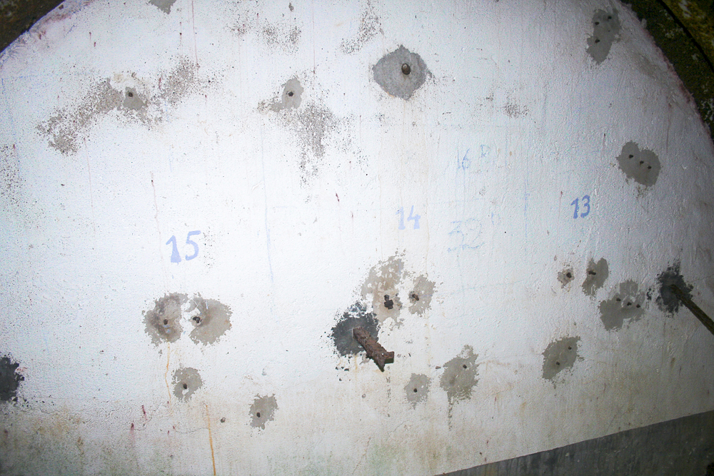 Ligne Maginot - BOIS DE LA COTE (169° RIF) - (PC de Sous-Secteur) - Inscription dans l'une des alvéoles : 13 - 14 - 15 - Michel Teiten