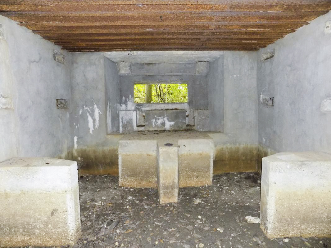 Ligne Maginot - 201 - LA NIVRAGNE OUEST - (Blockhaus pour canon) - Vue de l'entrée - R Tucker