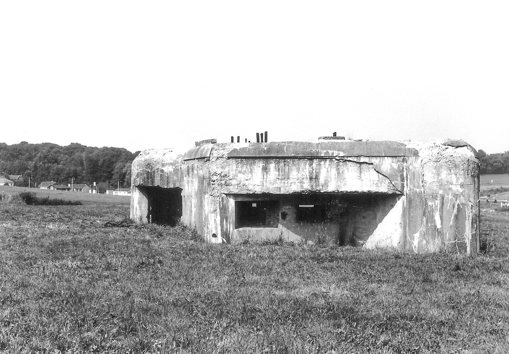 Ligne Maginot - 104 - SEDAN SUD - (Blockhaus lourd type STG / STG-FCR - Double) - Le blockhaus dans les années 1980 - Jean-Yves Mary