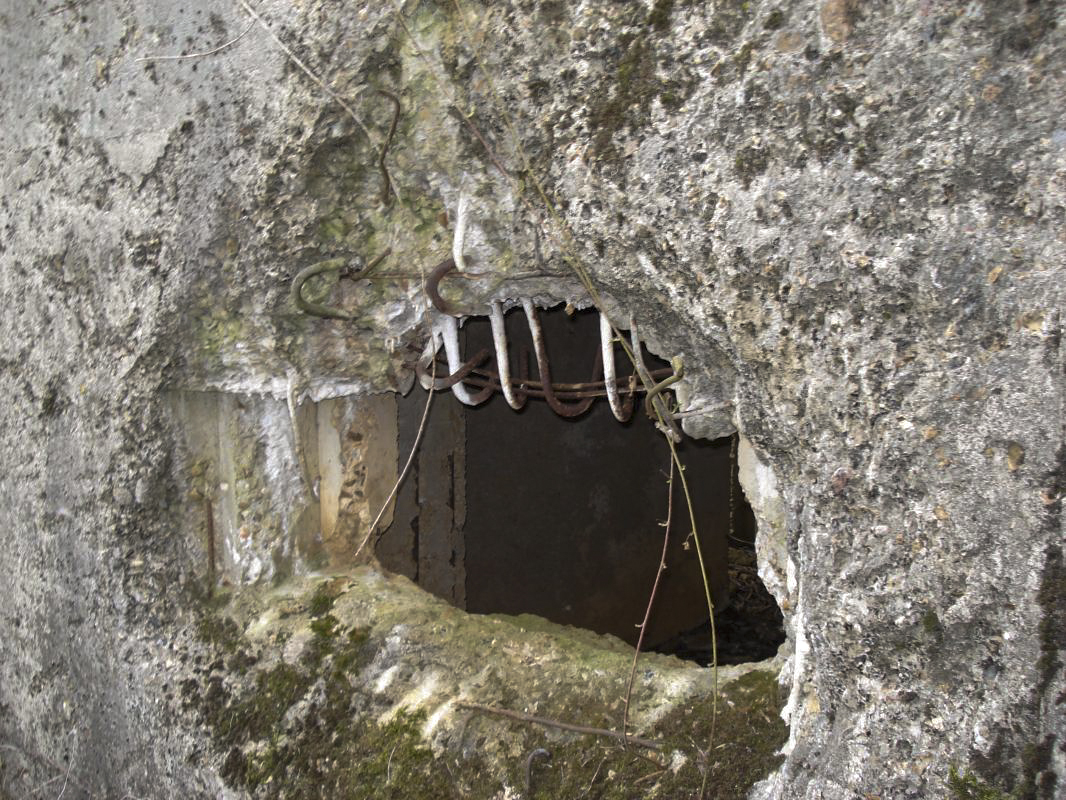 Ligne Maginot - 222 - SAURETERRE OUEST - (Blockhaus pour canon) - Embrasure - R Tucker