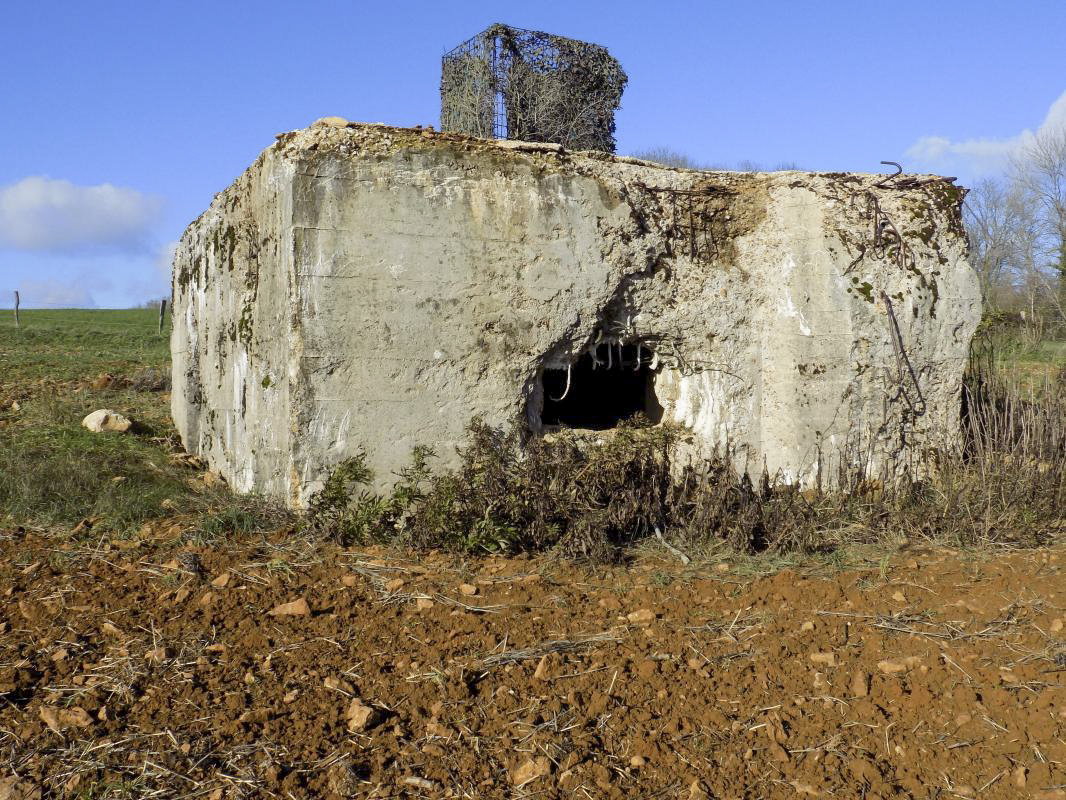 Ligne Maginot - 222 - SAURETERRE OUEST - (Blockhaus pour canon) -  - R Tucker