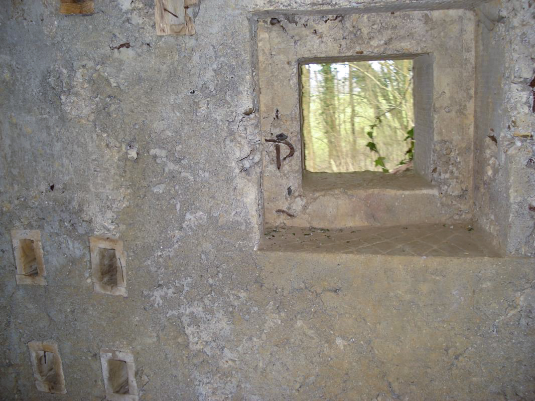 Ligne Maginot - 310 - LA VASALLEE NORD - (Blockhaus pour arme infanterie) - Créneaux FM/(Hotchkiss?) - R Tucker