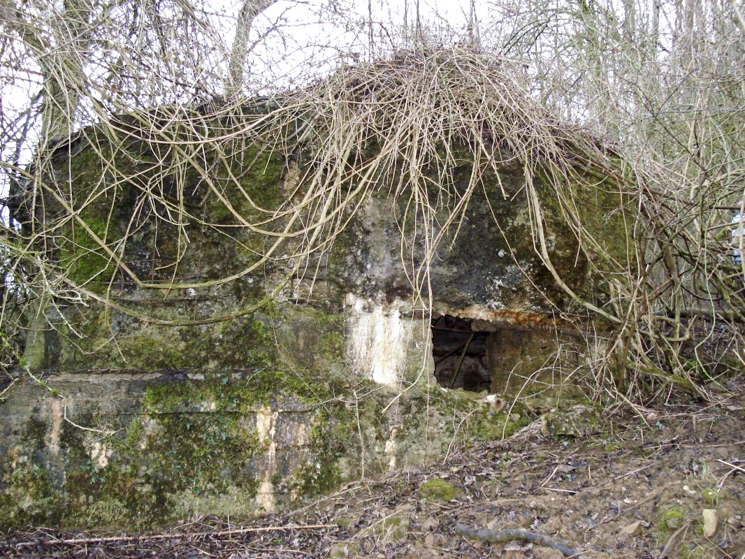 Ligne Maginot - B - LA MALADRERIE OUEST - (Blockhaus pour canon) - Embrasure pour canon - R Tucker