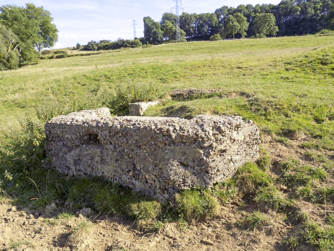 Ligne Maginot - Blockhaus Bb91-C FOSSE COLIN NOIZET - Faces frontale et gauche - R Tucker