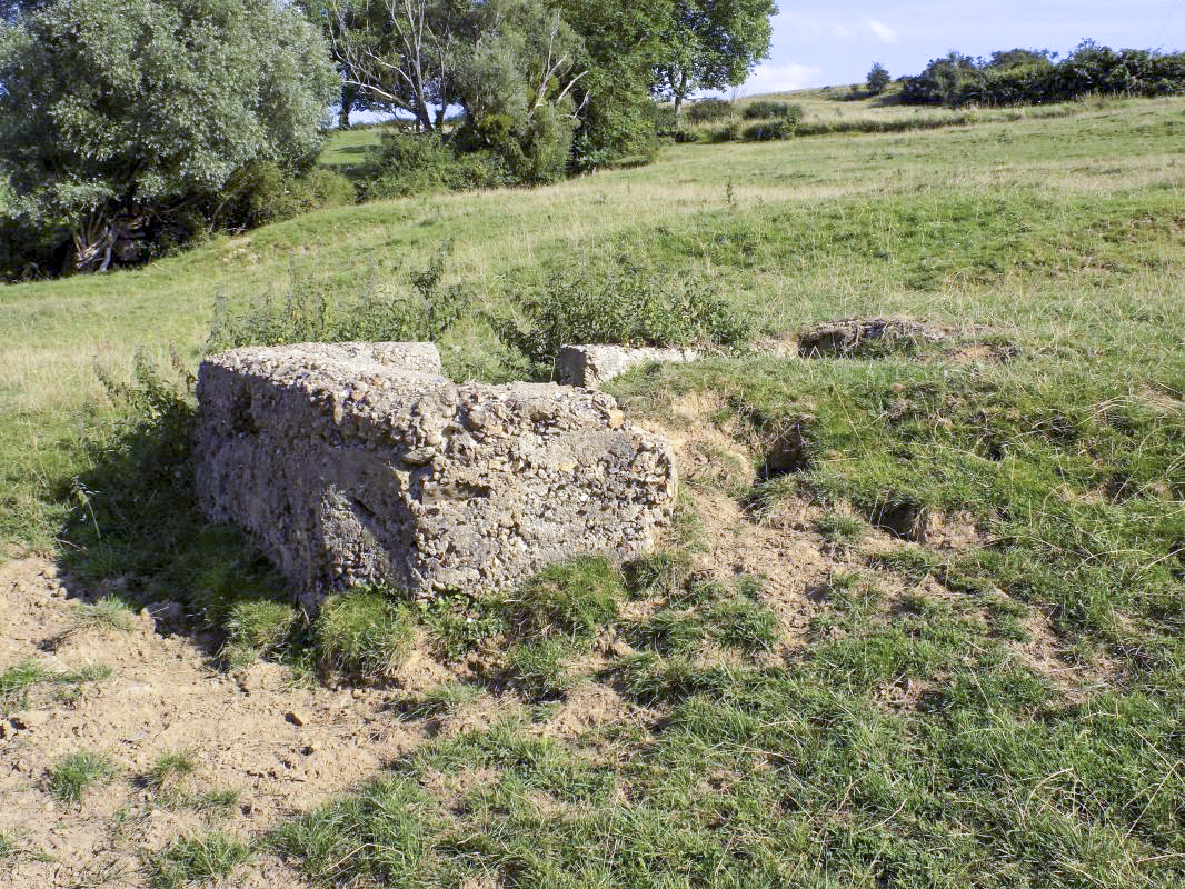 Ligne Maginot - Blockhaus Bb91-C FOSSE COLIN NOIZET - Face gauche - R Tucker