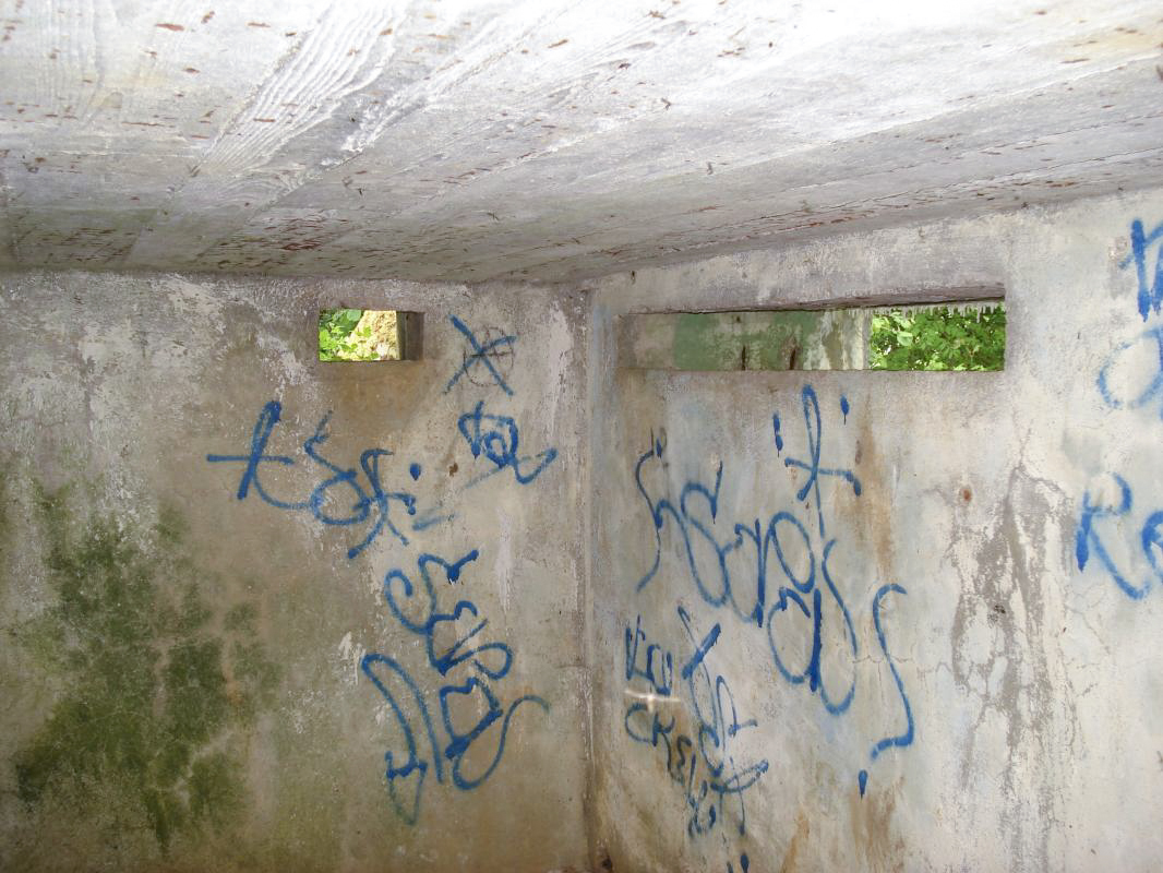 Ligne Maginot - BB117-B - LA HAZELLE - (Blockhaus pour arme infanterie) - L’intérieur, gauche - R Tucker