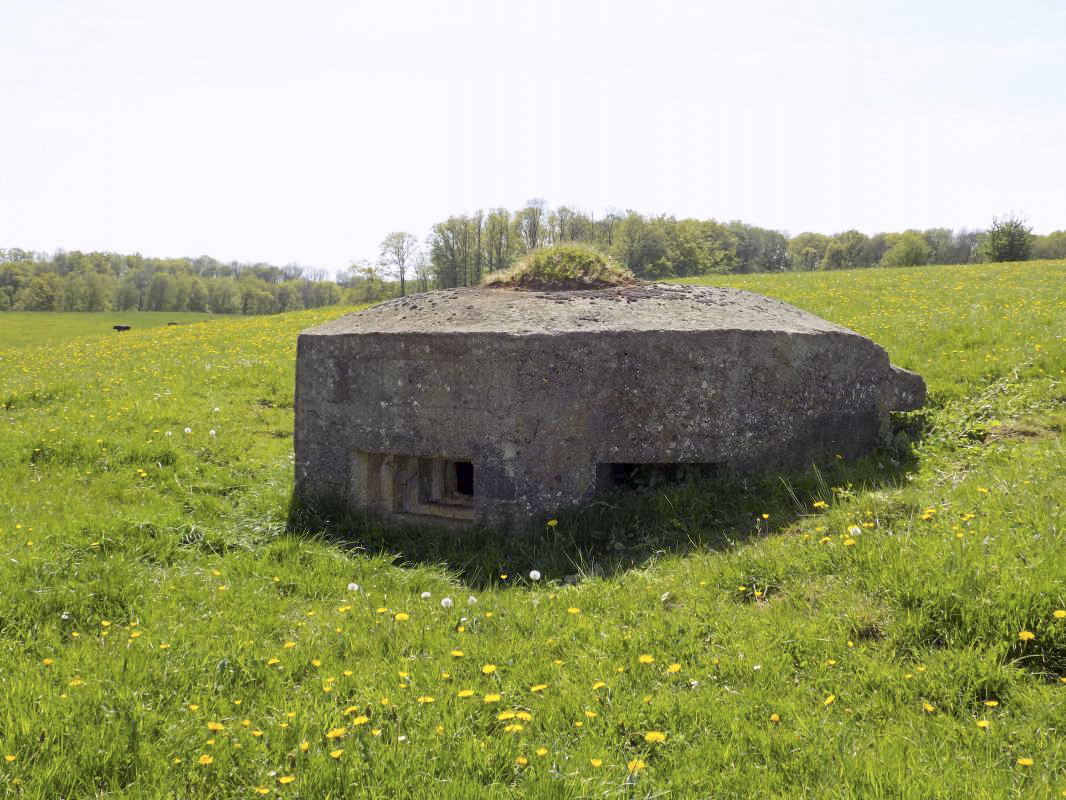 Ligne Maginot - BB129-G - GRAND MORT FONTAINE - (Blockhaus pour arme infanterie) - Faces frontale et gauche - R Tucker