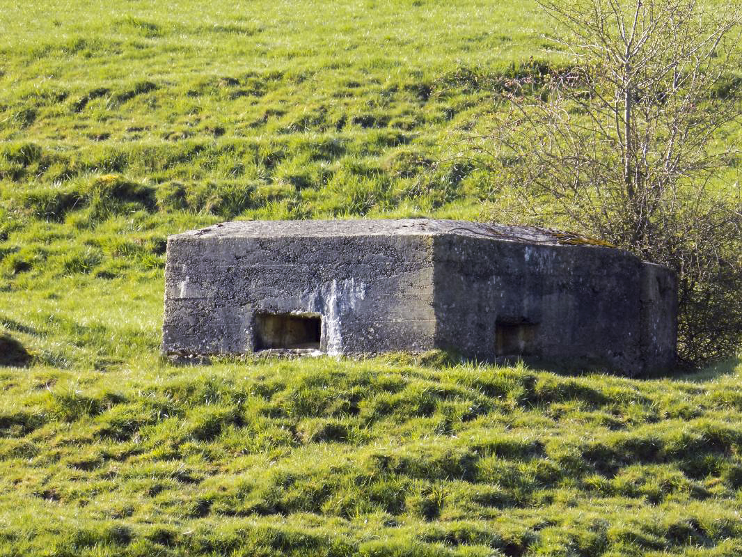 Ligne Maginot - C - CHATEAU DU LIRRY - (Blockhaus pour arme infanterie) - Face frontale, gauche - R Tucker