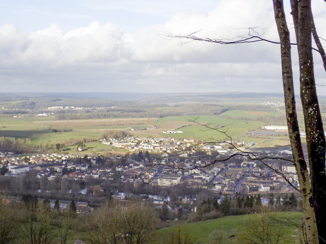 Ligne Maginot - CROIX PIOT - (Observatoire d'infanterie) - Vue nord vers Donchery - R Tucker