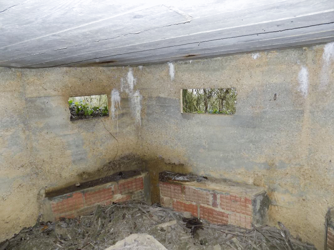 Ligne Maginot - E - CÔTE DU RÛ SUD - (Blockhaus pour arme infanterie) - Faces gauche et frontale - Richard TUCKER