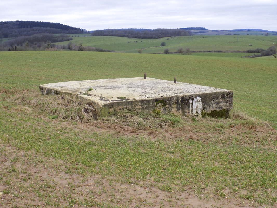 Ligne Maginot - P5 - PORTE DE GARDE - (Blockhaus pour arme infanterie) - Face droite - R Tucker