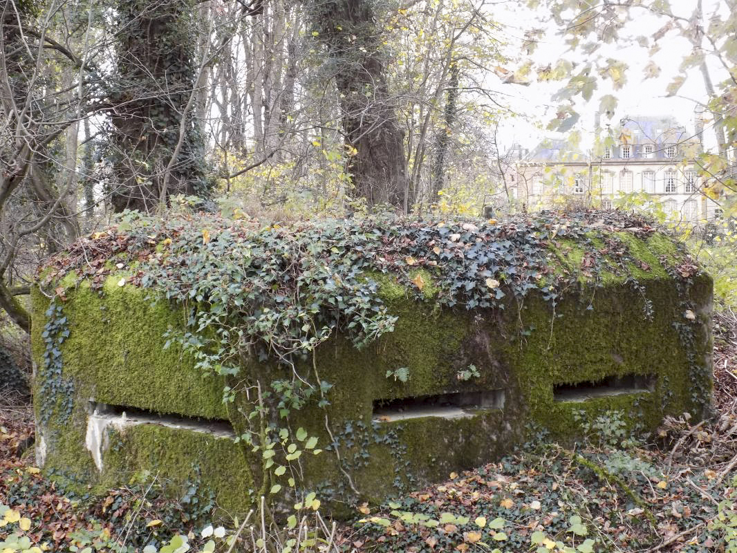 Ligne Maginot - R4 - CHATEAU DE REMILLY - (Blockhaus pour arme infanterie) - Façade, centre - R Tucker