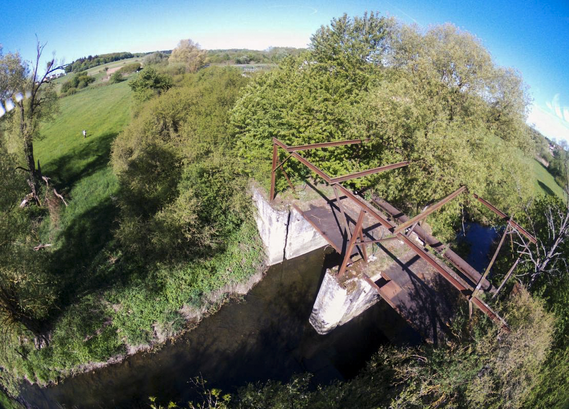Ligne Maginot - Digue /barrage de Puttelange - Vue des airs - jin jac