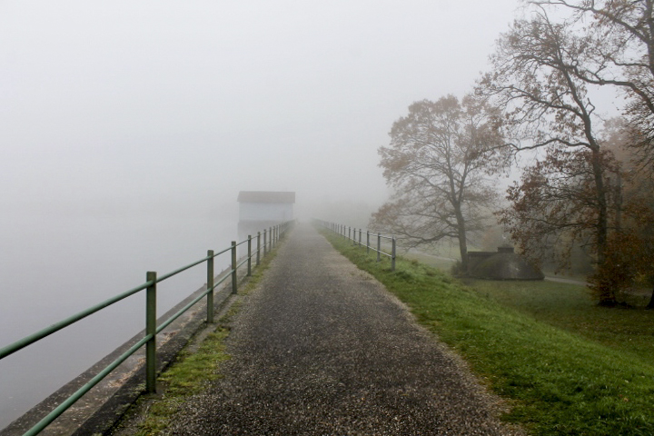 Ligne Maginot - RESERVOIR DE DIEFENBACH - (Inondation défensive) - L’étang dans la brume - Christian LENHARD