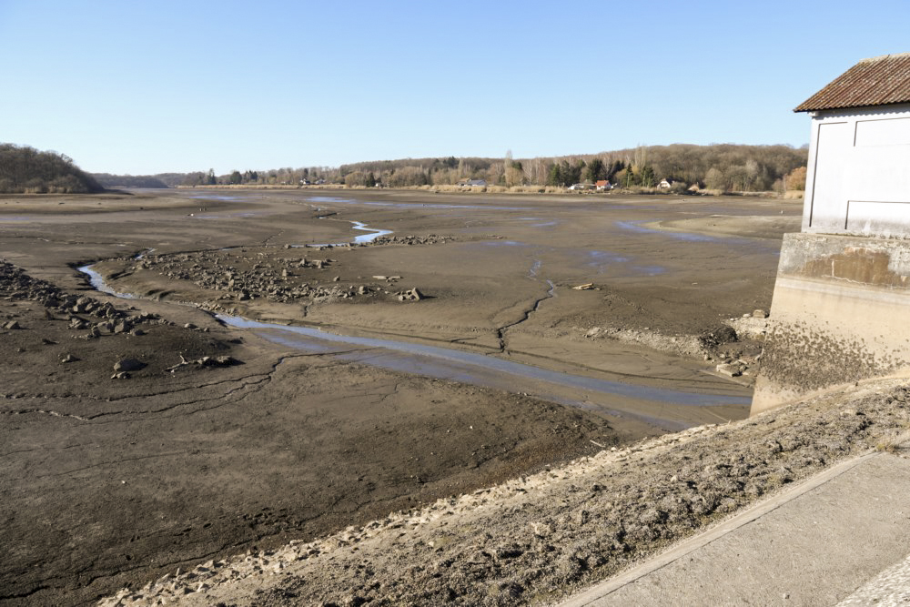 Ligne Maginot - RESERVOIR DE DIEFENBACH - (Inondation défensive) - Vue inhabituelle du réservoir vidé - Alain Perouffe