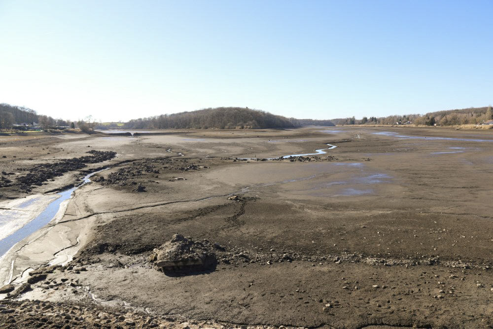 Ligne Maginot - RESERVOIR DE DIEFENBACH - (Inondation défensive) - Vue inhabituelle du réservoir vidé - Alain Perouffe