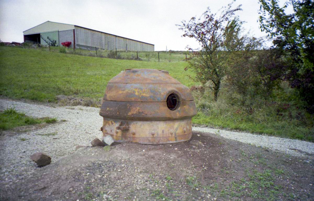 Ligne Maginot - T18 - (Cuve pour arme d'infanterie) - Avant restauration - ELLENA - CUNY
