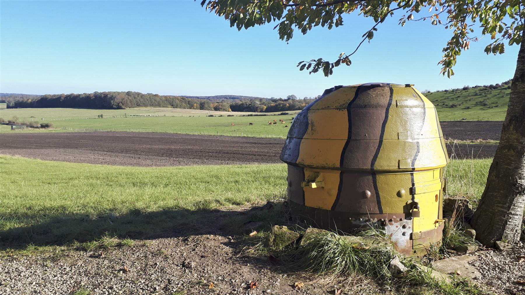 Ligne Maginot - T (IN MEMORIAM) - (Cuve pour arme d'infanterie) - La TD restaurée - Gregory Fuchs