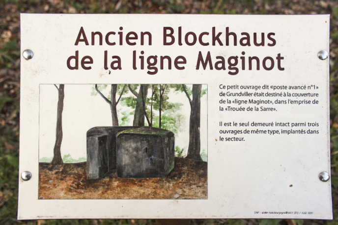 Ligne Maginot - C4B - GRUNDVILLER 2 - (Blockhaus pour arme infanterie) -  - jin jac