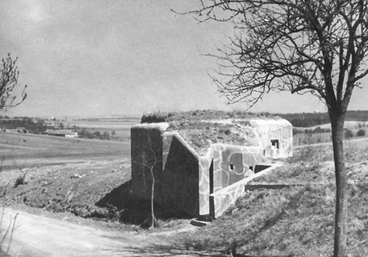 Ligne Maginot - M6B - GRUNDVILLER 1 - (Blockhaus pour arme infanterie) - Photo de l'avant poste dans les années 40 - Inconnu