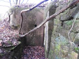 Ligne Maginot - FROHMUHL SUD - (Blockhaus pour arme infanterie) - L'entrée du blockhaus.