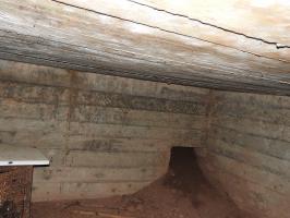 Ligne Maginot - FROHMUHL NORD - (Blockhaus pour canon) - La chambre de tir et l'entrée hommes.
