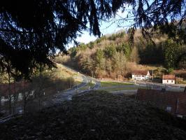Ligne Maginot - FROHMUHL OUEST - (Blockhaus pour arme infanterie) - L'axe de tir du blockhaus.