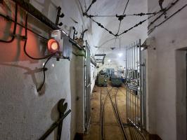 Ligne Maginot - HACKENBERG - A19 - (Ouvrage d'artillerie) - Un des garages d'entretien des locotracteurs