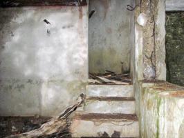 Ligne Maginot - DIEDING 2 (AVANT POSTE) - (Blockhaus pour canon) - L'accès à la chambre 3