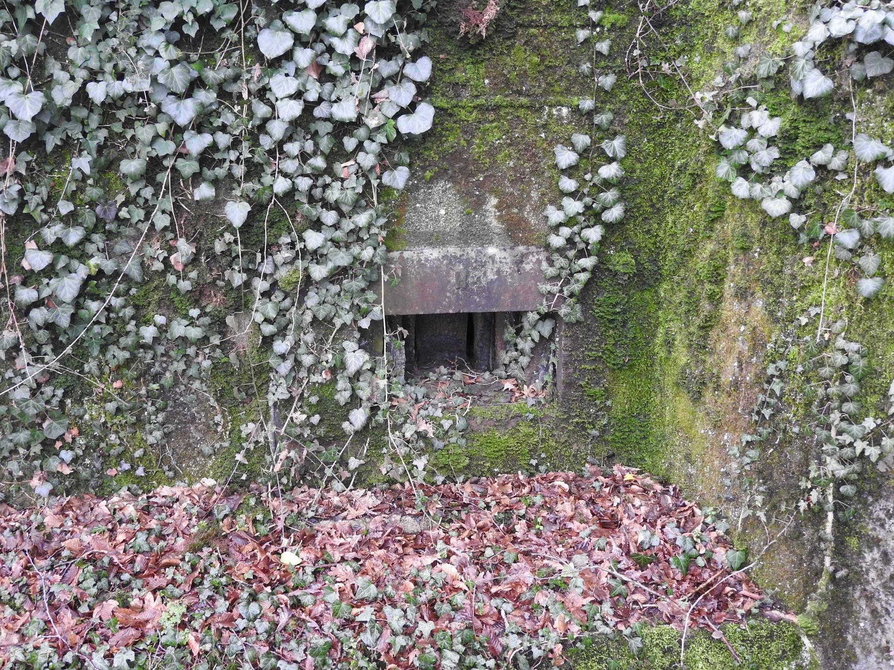 Ligne Maginot - BB164 - STUDEN - SUZANNE - (Blockhaus pour arme infanterie) - Le créneau principal. - STENGER Mathieu