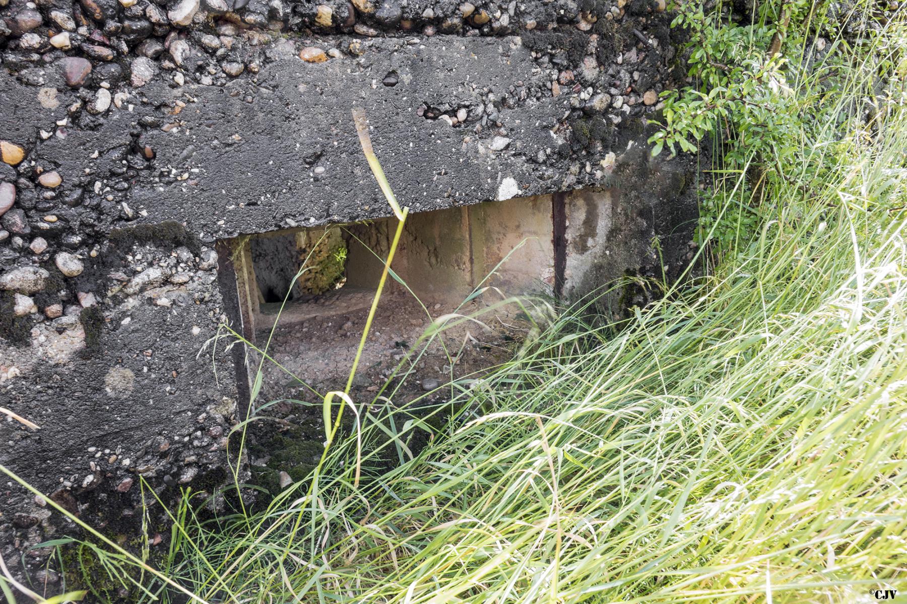 Ligne Maginot - CITE SOLVAY 1 - (Blockhaus pour arme infanterie) - Défense de l'entrée - Lia VERMEULEN