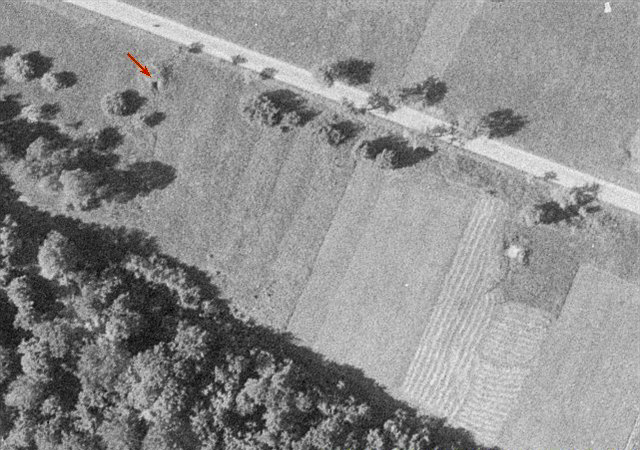 Ligne Maginot - RUISSEAU DE LA ROSE OUEST 1 - (Blockhaus pour arme infanterie) -  - IGN - Géoportail 1946