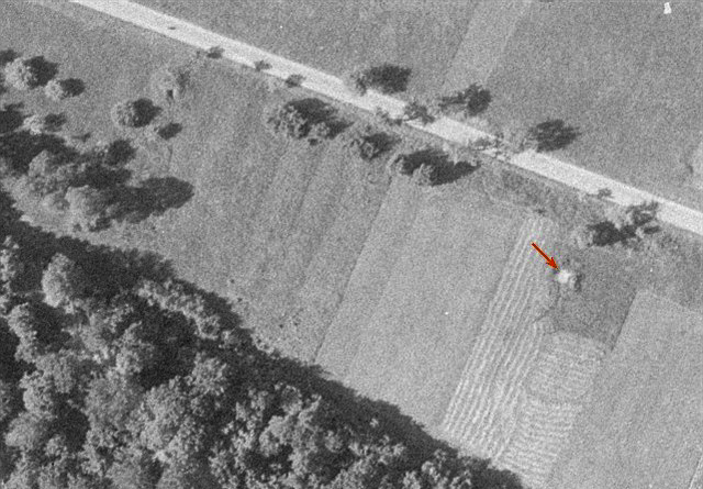 Ligne Maginot - RUISSEAU DE LA ROSE OUEST 2 - (Blockhaus de type indeterminé) -  - IGN - Géoportail 1946