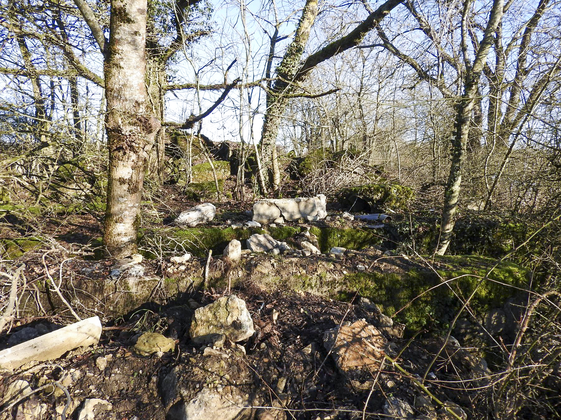 Ligne Maginot - COUME SUD - (Casernement) - Les ruines des casernements. - STENGER Mathieu